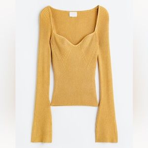 H&M rib knit sweater top